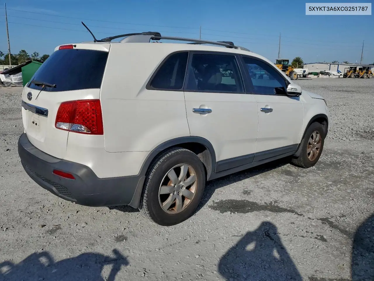 5XYKT3A6XCG251787 2012 Kia Sorento Base