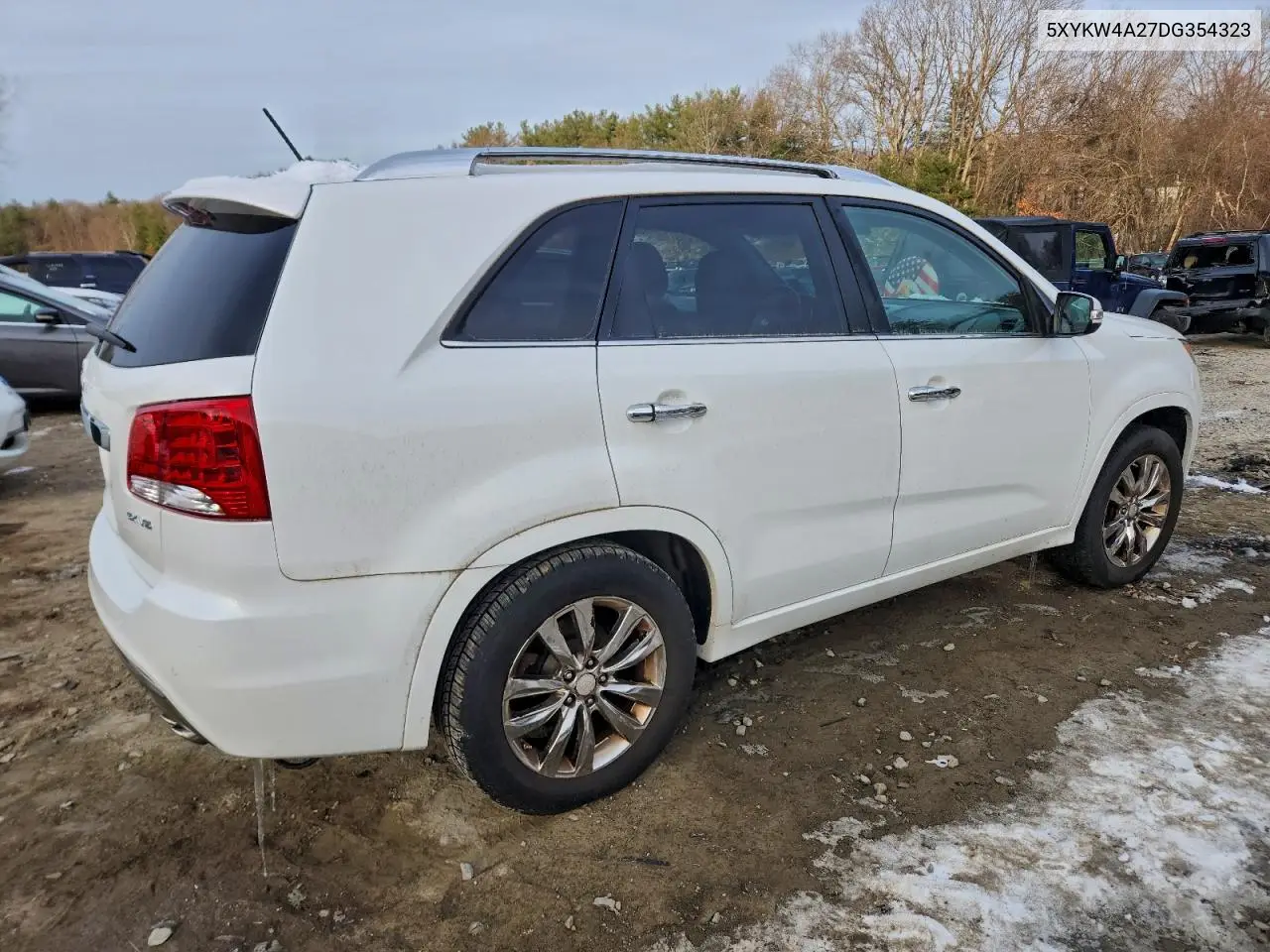 5XYKW4A27DG354323 2013 Kia Sorento Sx