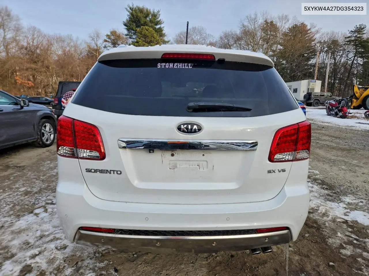 5XYKW4A27DG354323 2013 Kia Sorento Sx
