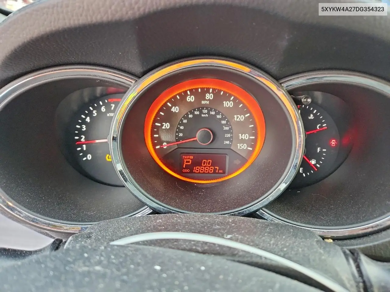 5XYKW4A27DG354323 2013 Kia Sorento Sx