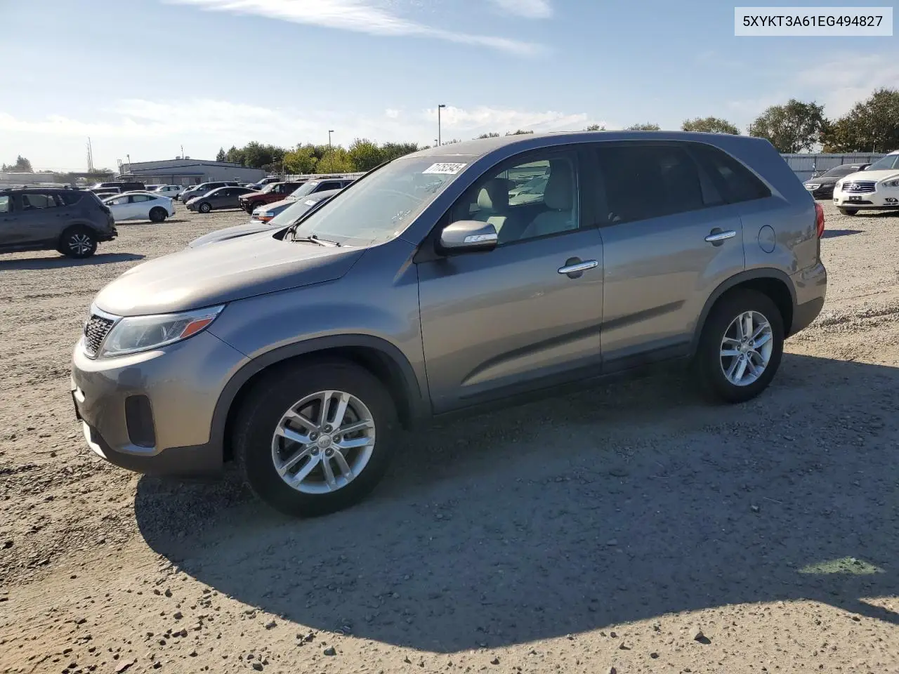 5XYKT3A61EG494827 2014 Kia Sorento Lx
