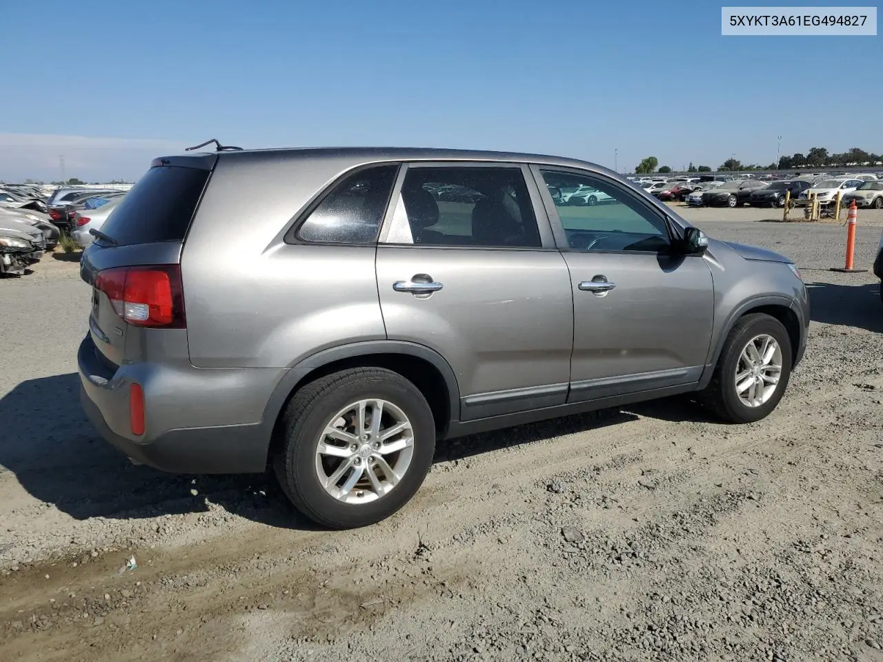 5XYKT3A61EG494827 2014 Kia Sorento Lx