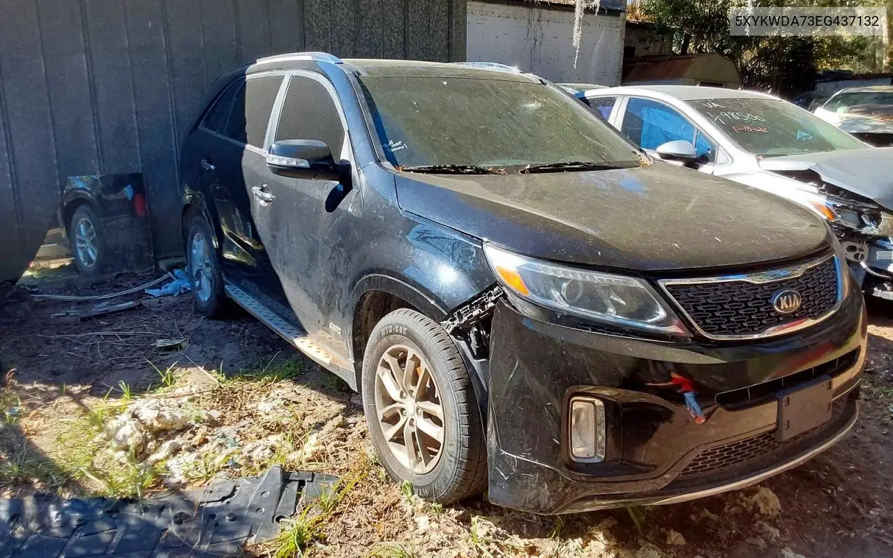 5XYKWDA73EG437132 2014 Kia Sorento Sx