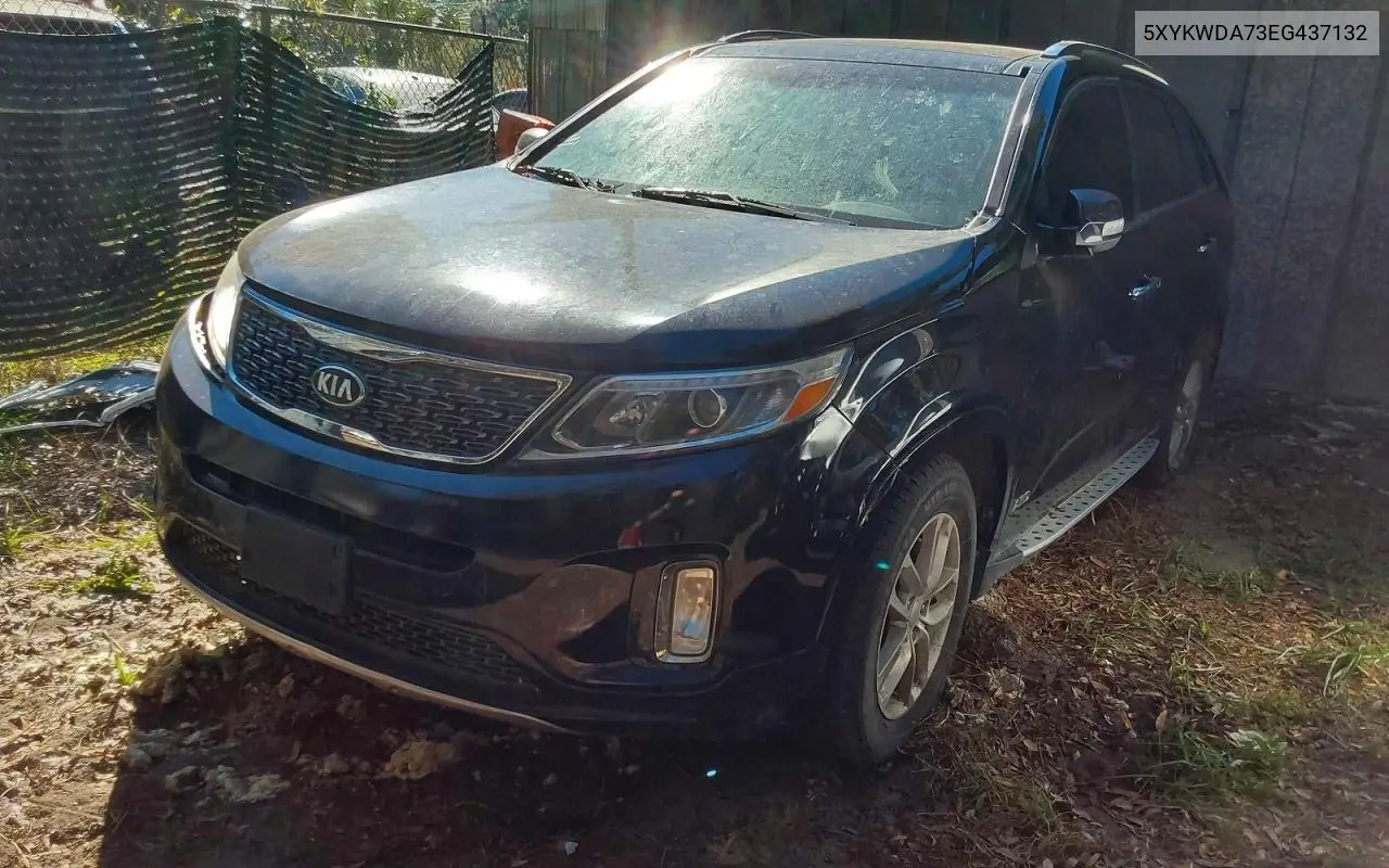 5XYKWDA73EG437132 2014 Kia Sorento Sx