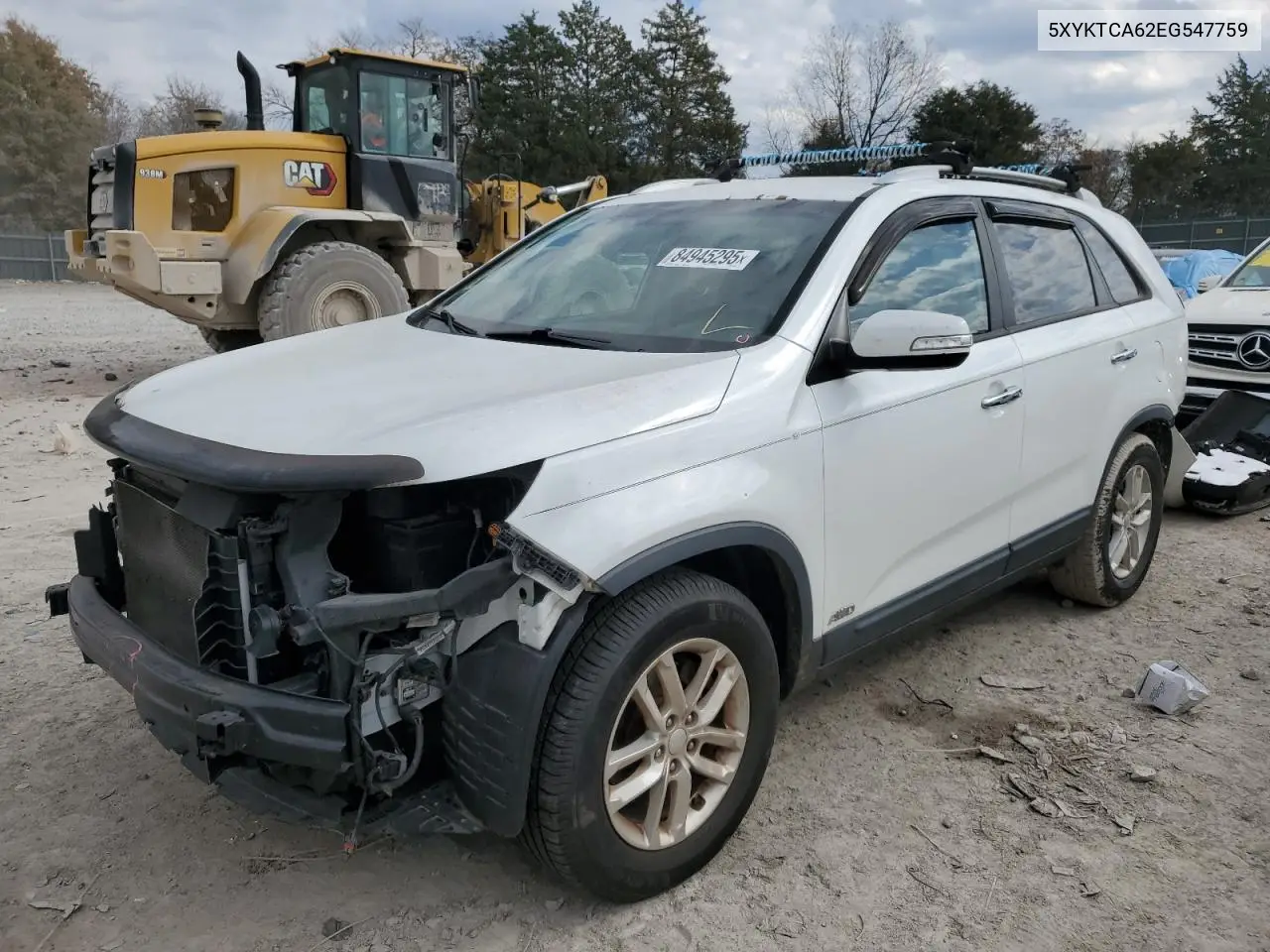 5XYKTCA62EG547759 2014 Kia Sorento Lx