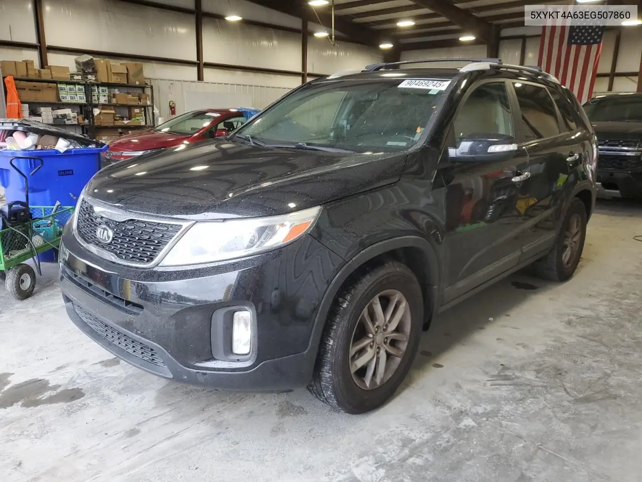 5XYKT4A63EG507860 2014 Kia Sorento Lx