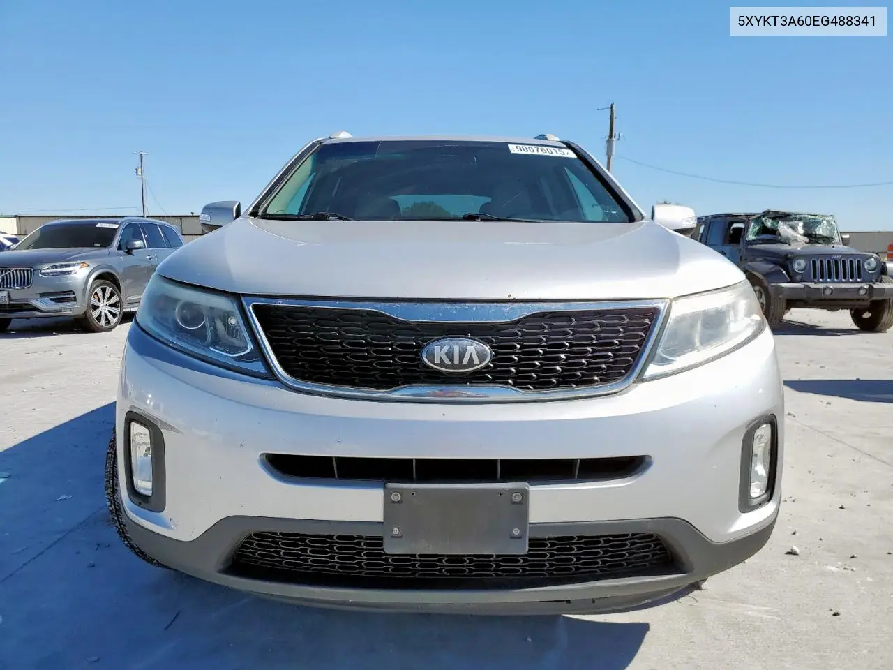 5XYKT3A60EG488341 2014 Kia Sorento Lx