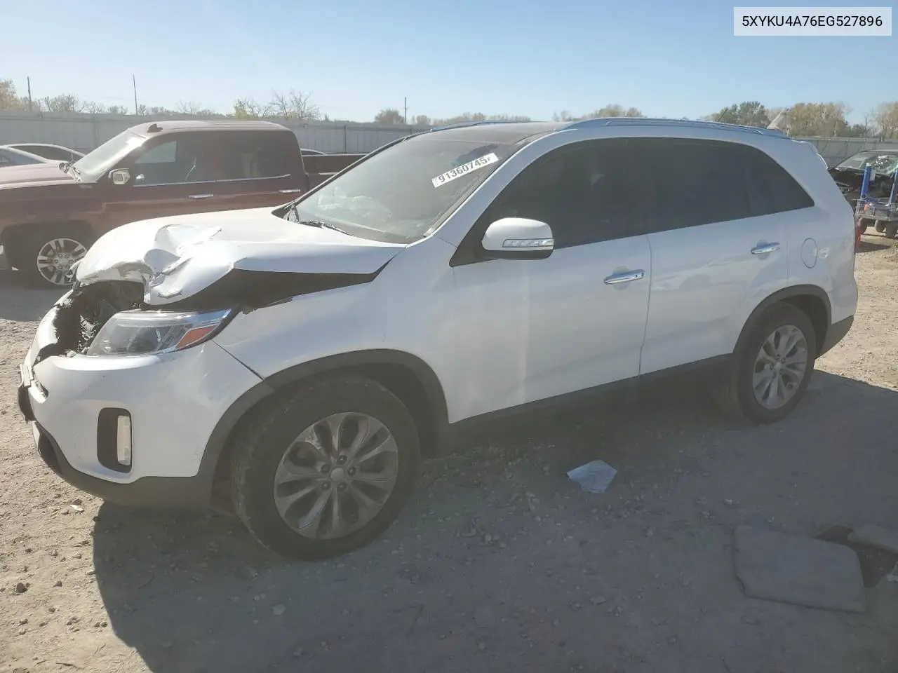 5XYKU4A76EG527896 2014 Kia Sorento Ex