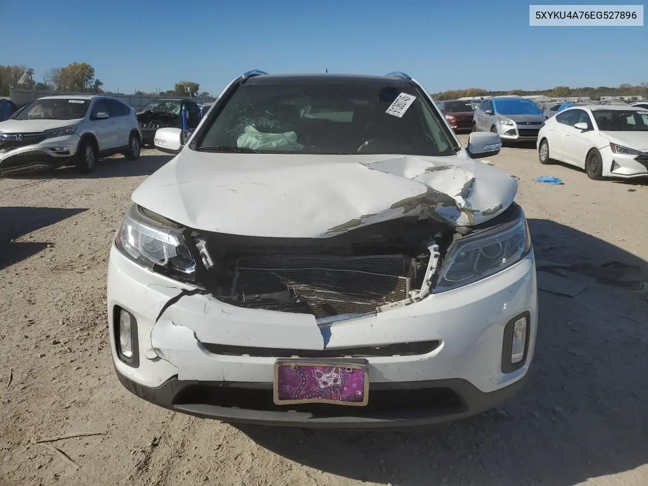 5XYKU4A76EG527896 2014 Kia Sorento Ex