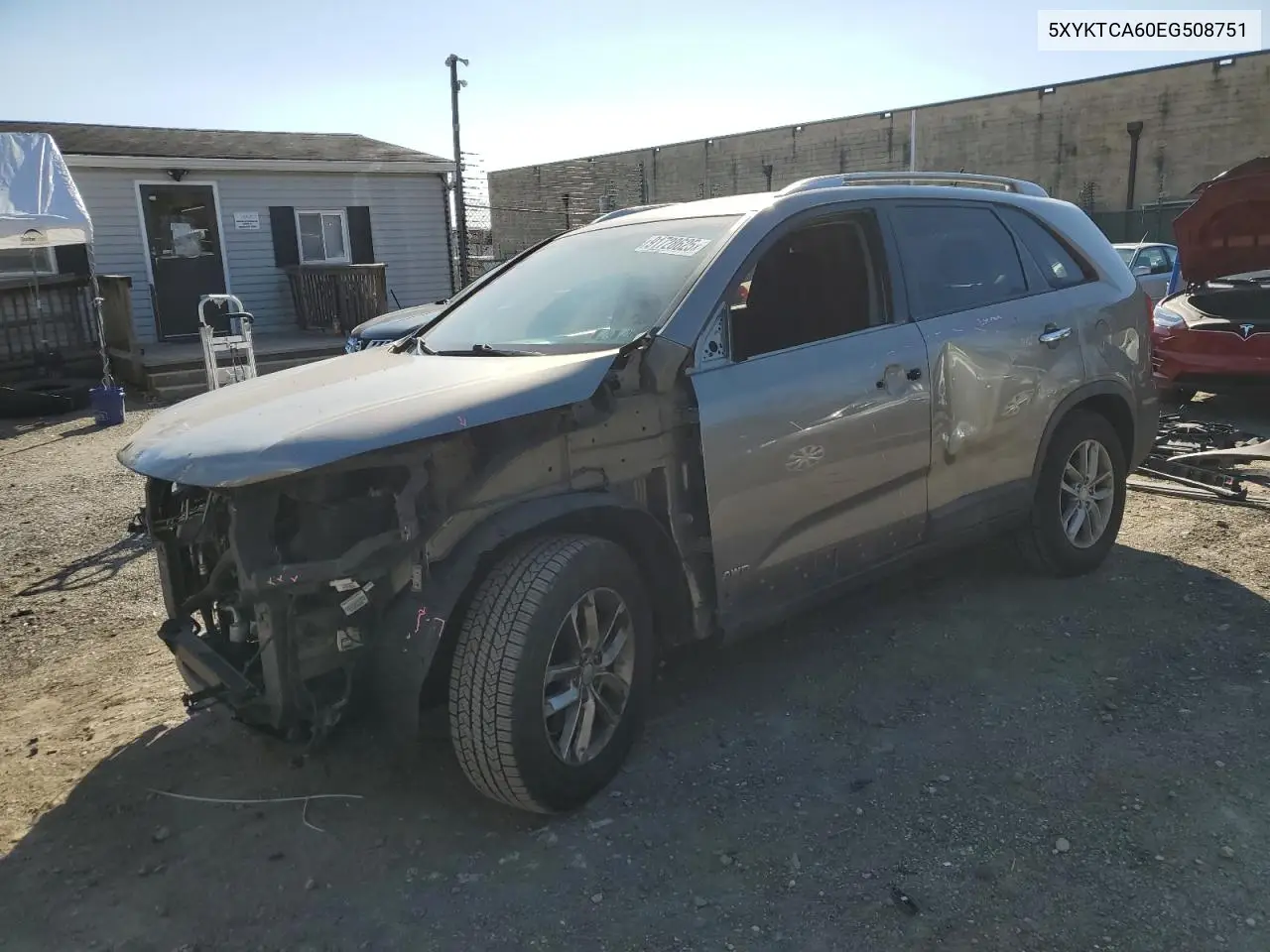 5XYKTCA60EG508751 2014 Kia Sorento Lx