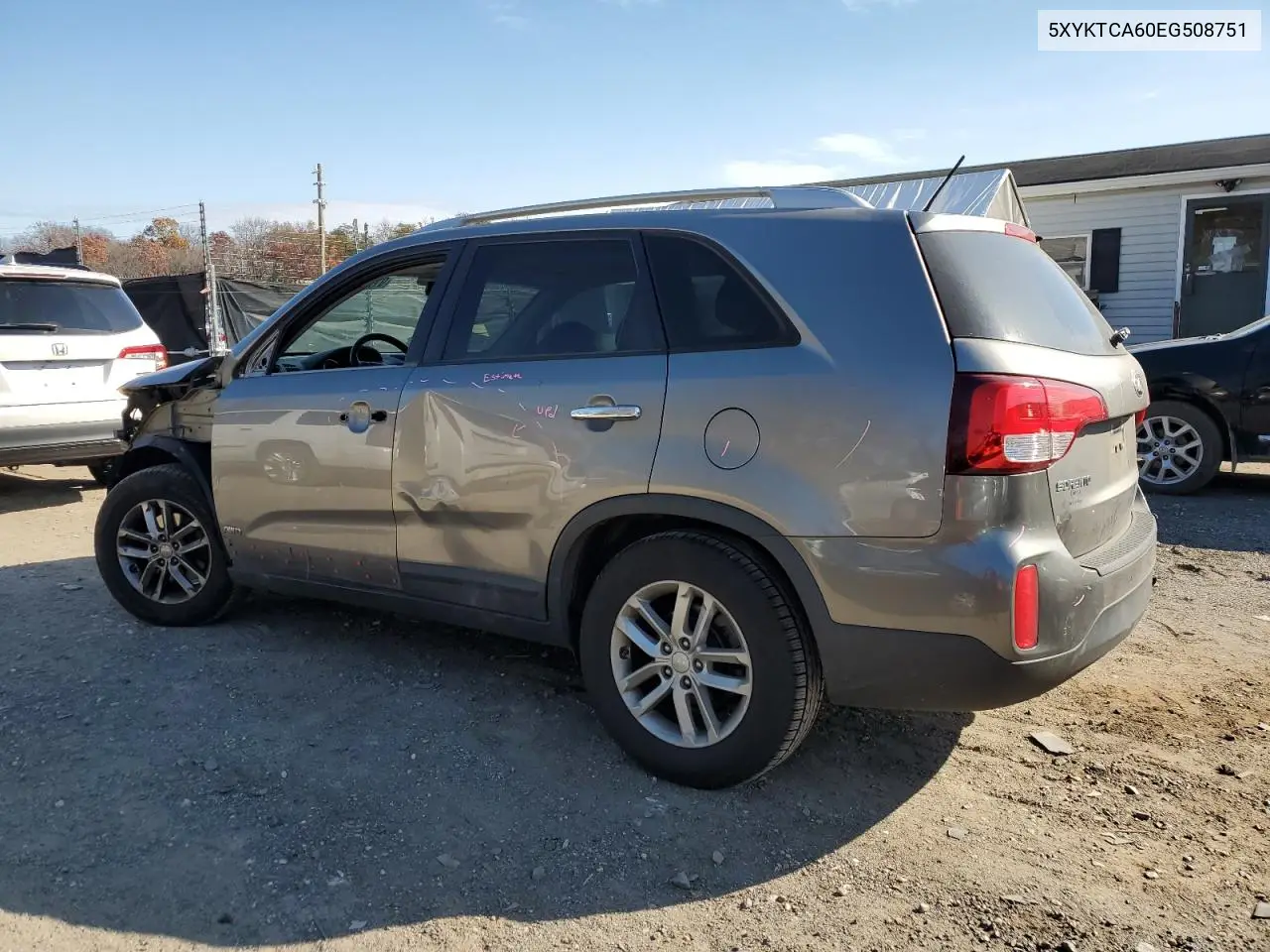 5XYKTCA60EG508751 2014 Kia Sorento Lx