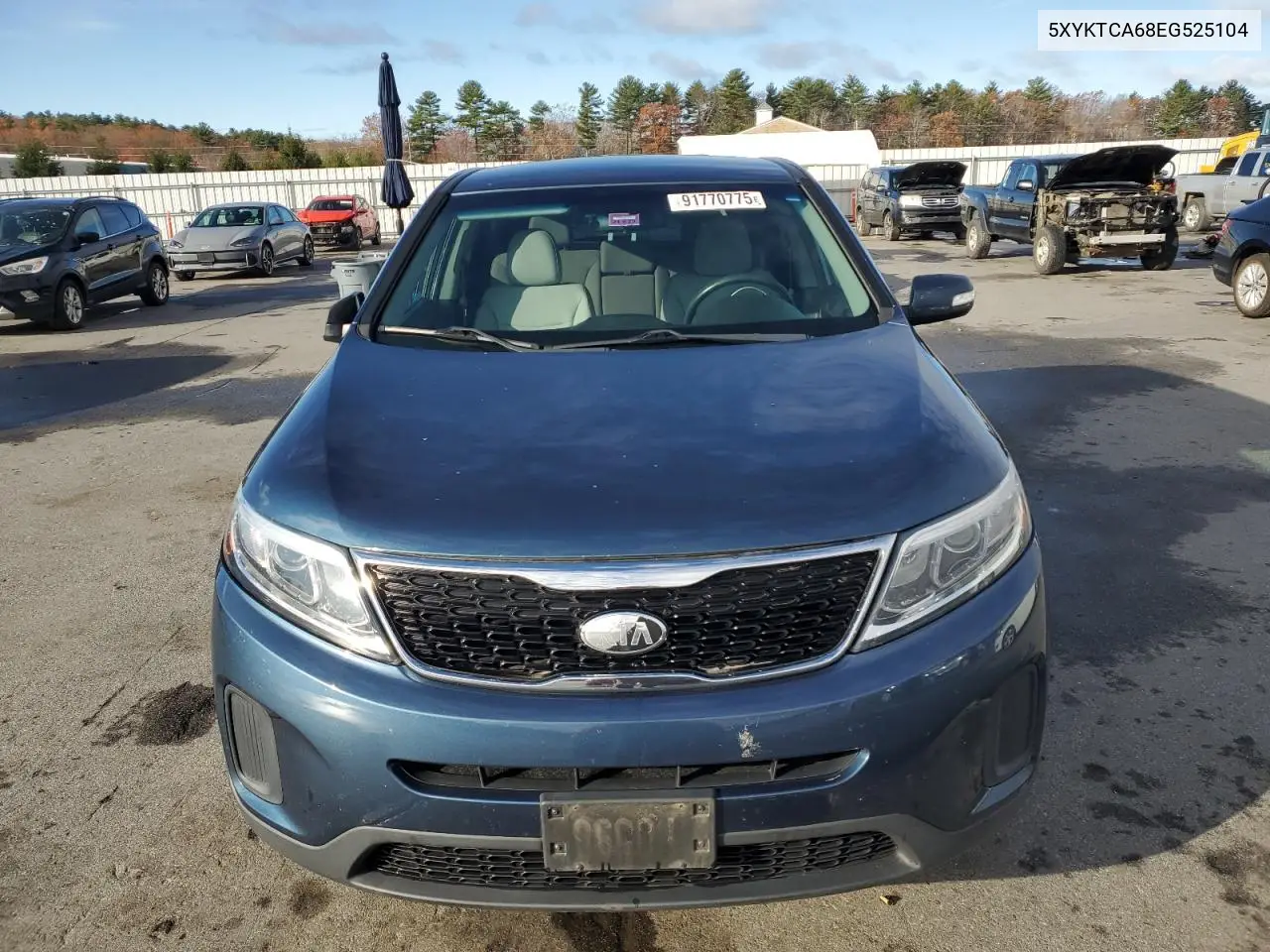 5XYKTCA68EG525104 2014 Kia Sorento Lx