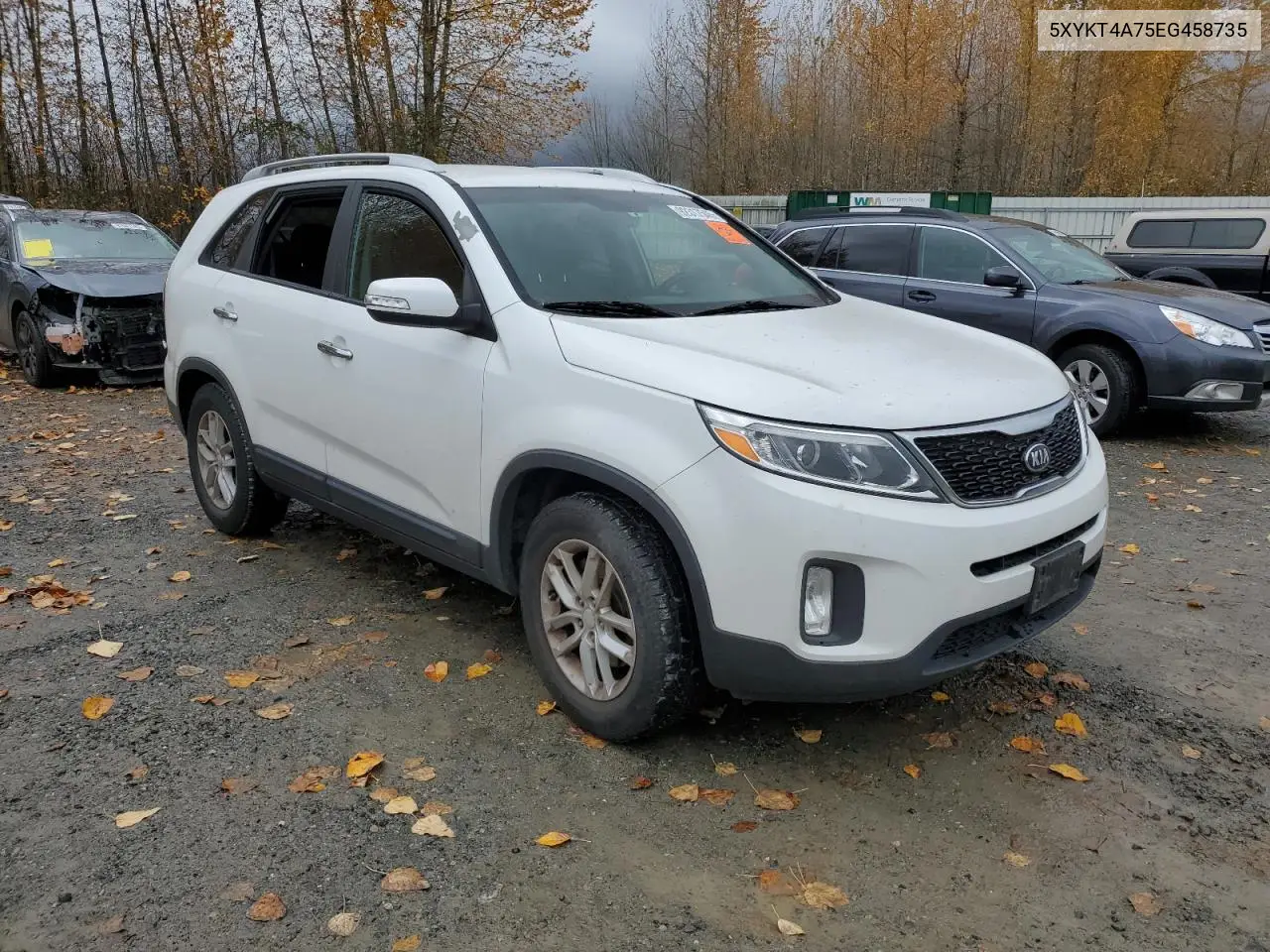 5XYKT4A75EG458735 2014 Kia Sorento Lx