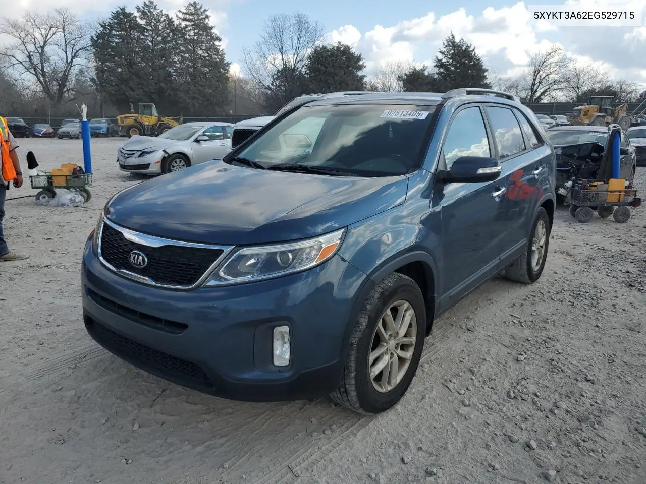 5XYKT3A62EG529715 2014 Kia Sorento Lx