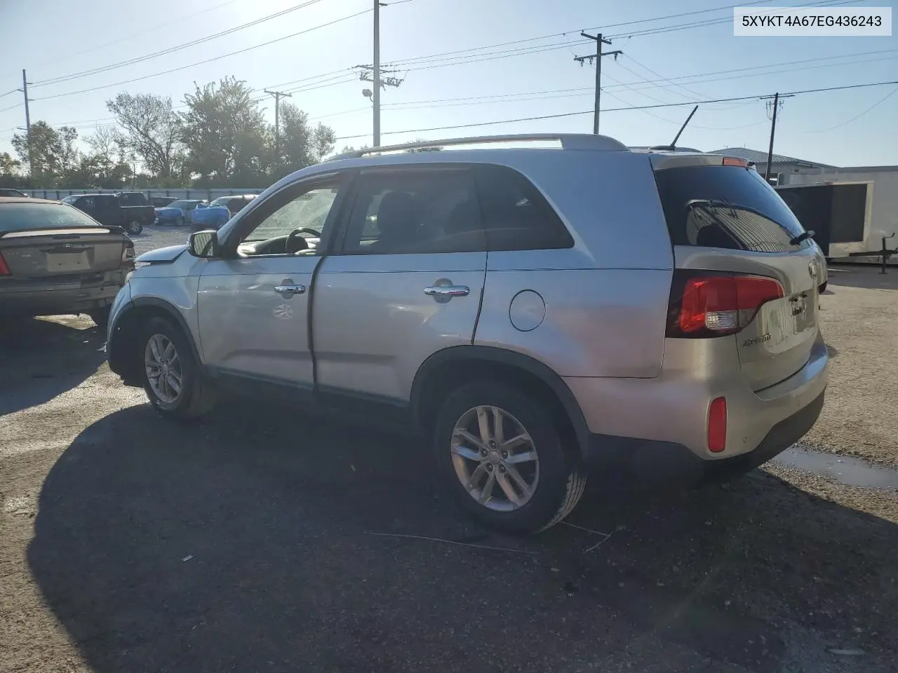 5XYKT4A67EG436243 2014 Kia Sorento Lx