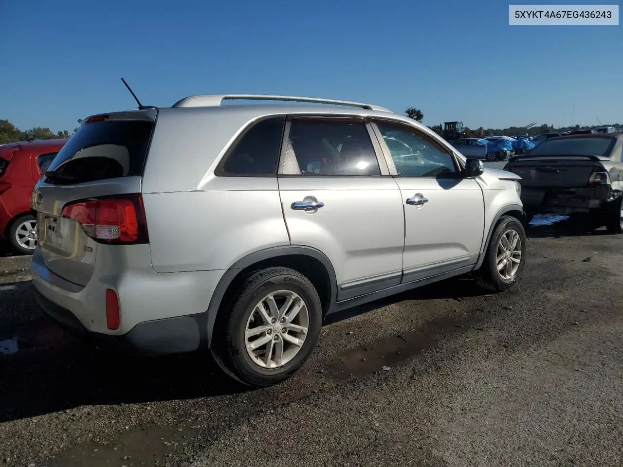 5XYKT4A67EG436243 2014 Kia Sorento Lx