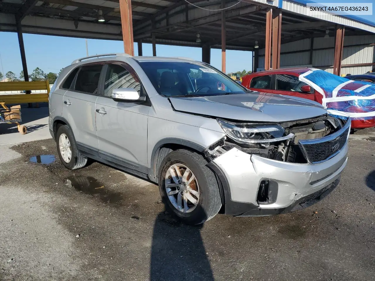 5XYKT4A67EG436243 2014 Kia Sorento Lx