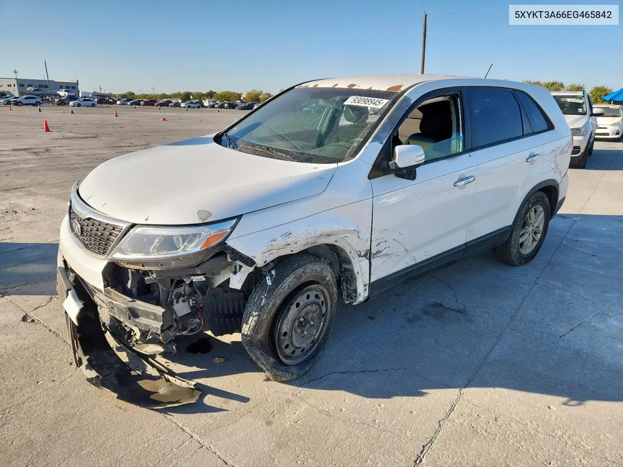 5XYKT3A66EG465842 2014 Kia Sorento Lx