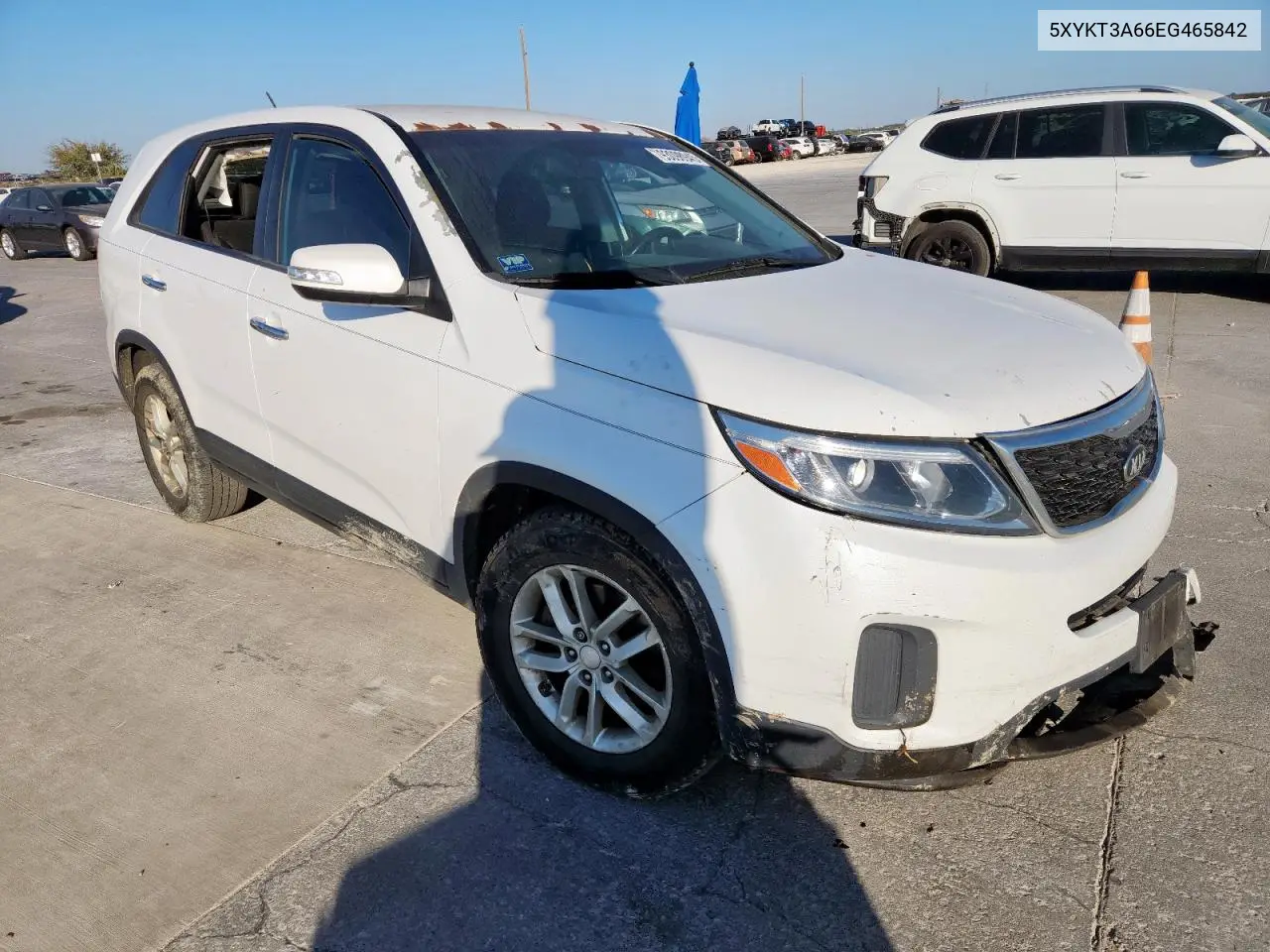 5XYKT3A66EG465842 2014 Kia Sorento Lx