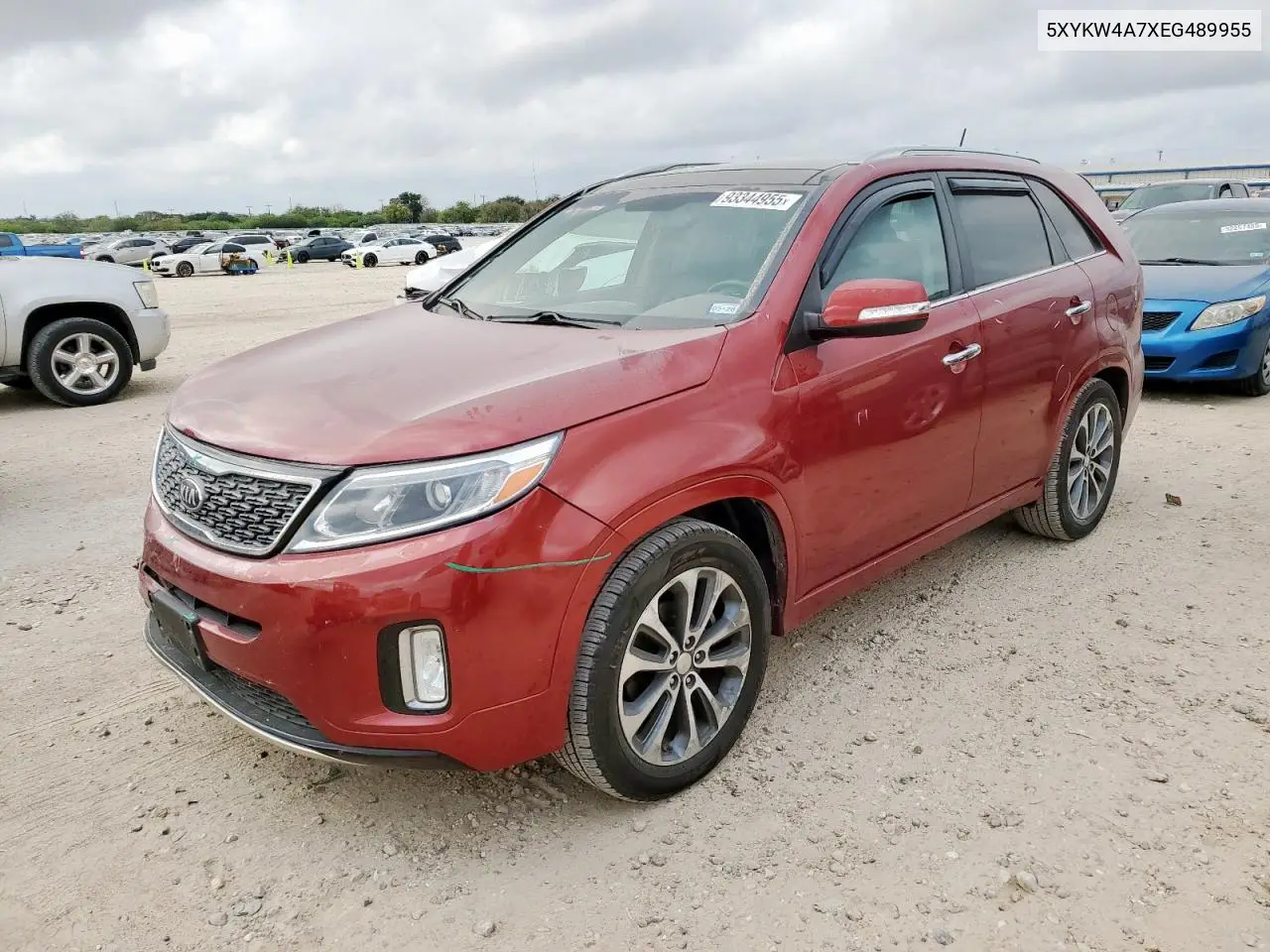 5XYKW4A7XEG489955 2014 Kia Sorento Sx