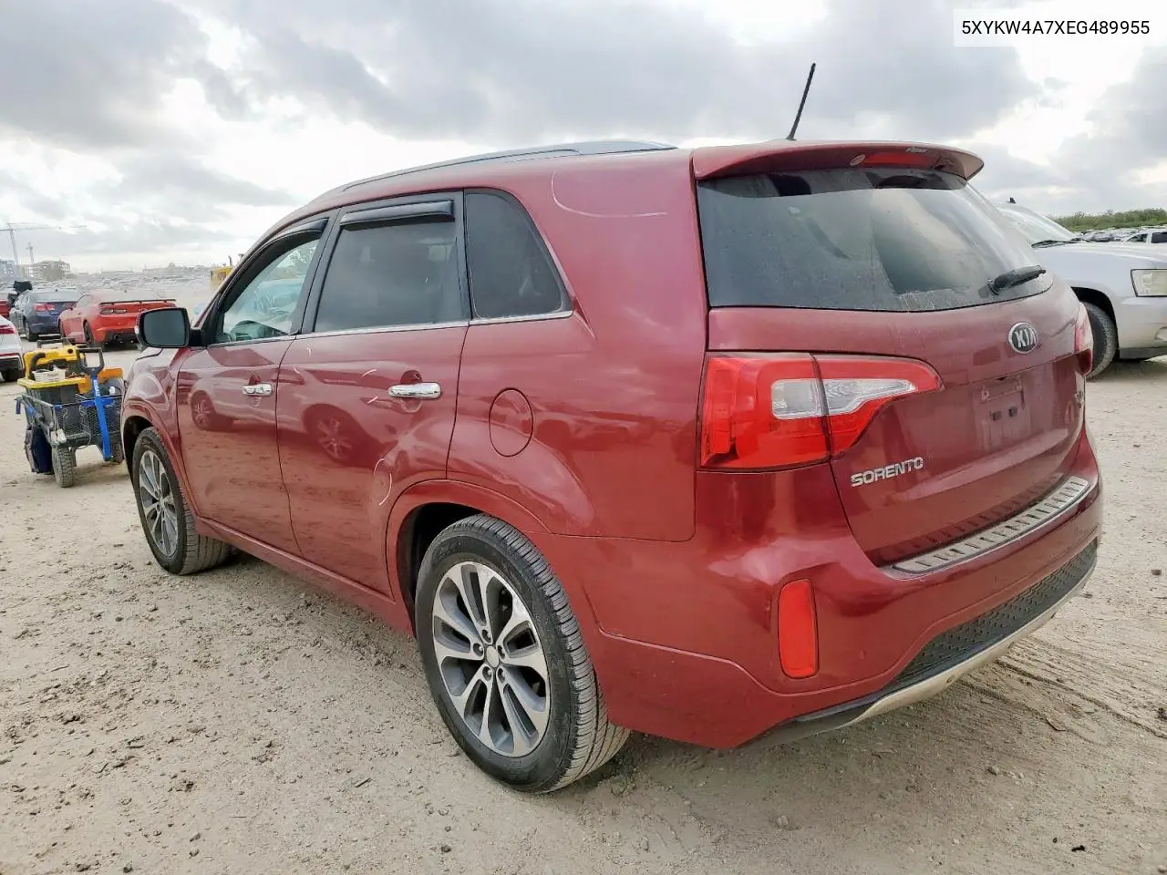5XYKW4A7XEG489955 2014 Kia Sorento Sx