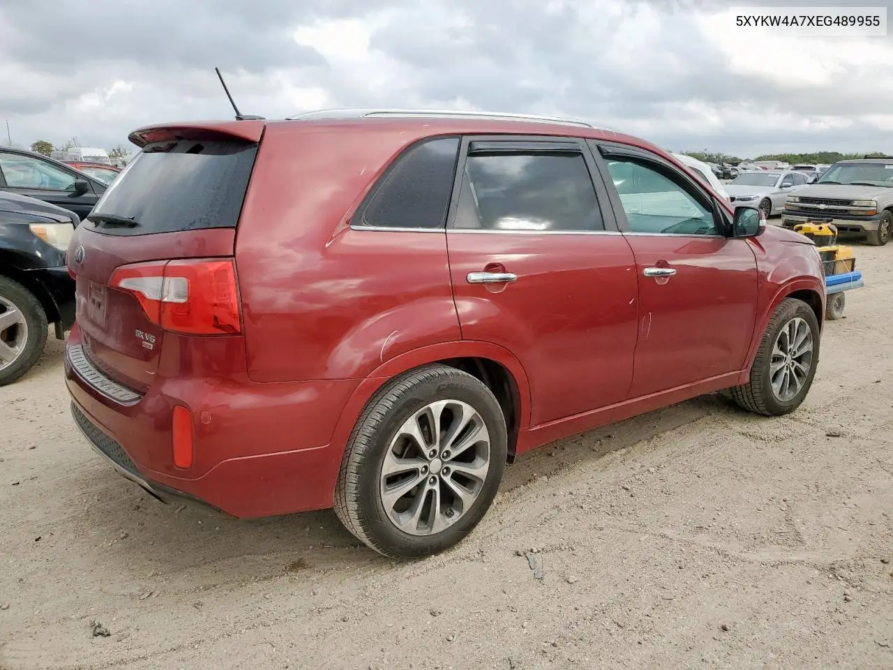 5XYKW4A7XEG489955 2014 Kia Sorento Sx