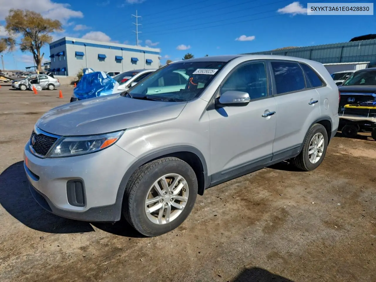 5XYKT3A61EG428830 2014 Kia Sorento Lx