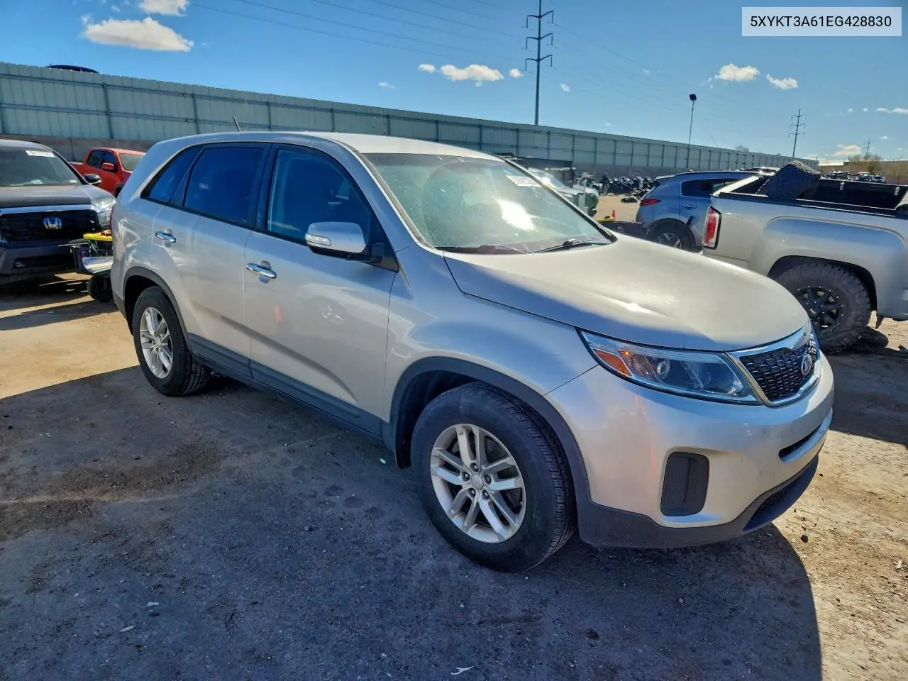 5XYKT3A61EG428830 2014 Kia Sorento Lx
