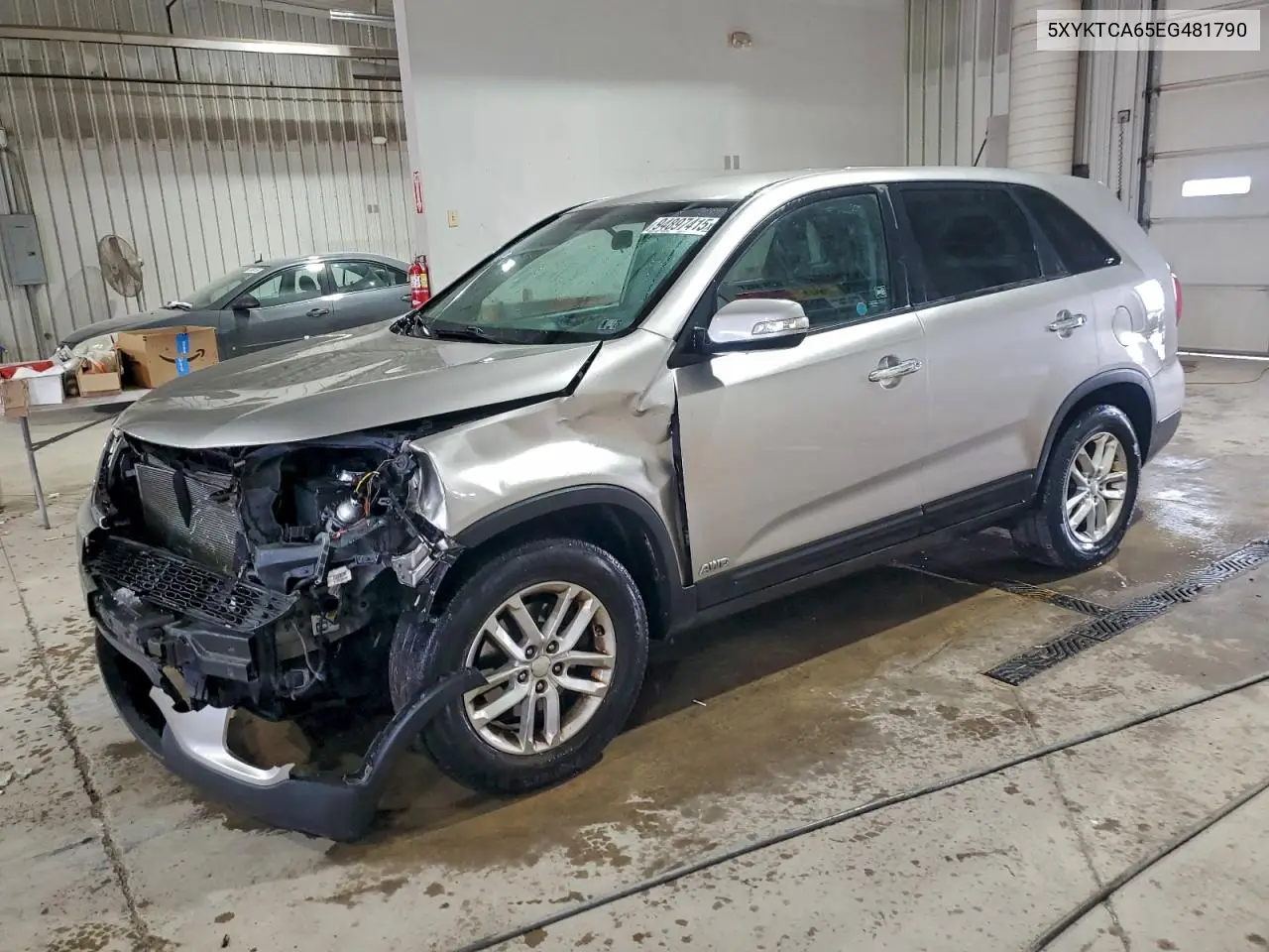 5XYKTCA65EG481790 2014 Kia Sorento Lx