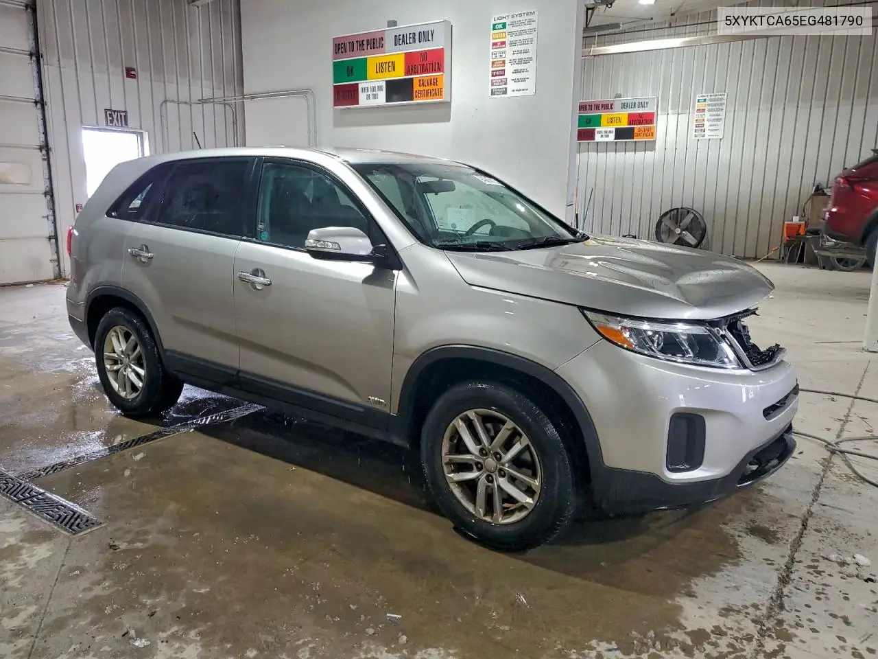 5XYKTCA65EG481790 2014 Kia Sorento Lx