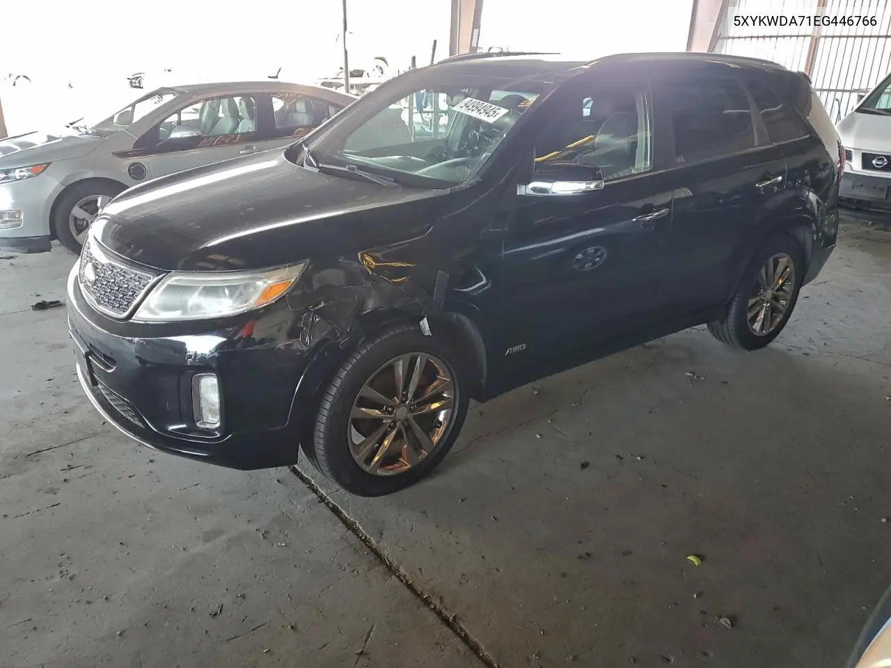 5XYKWDA71EG446766 2014 Kia Sorento Sx