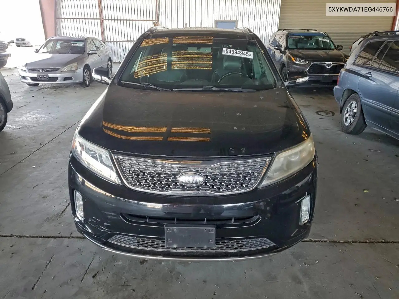 5XYKWDA71EG446766 2014 Kia Sorento Sx
