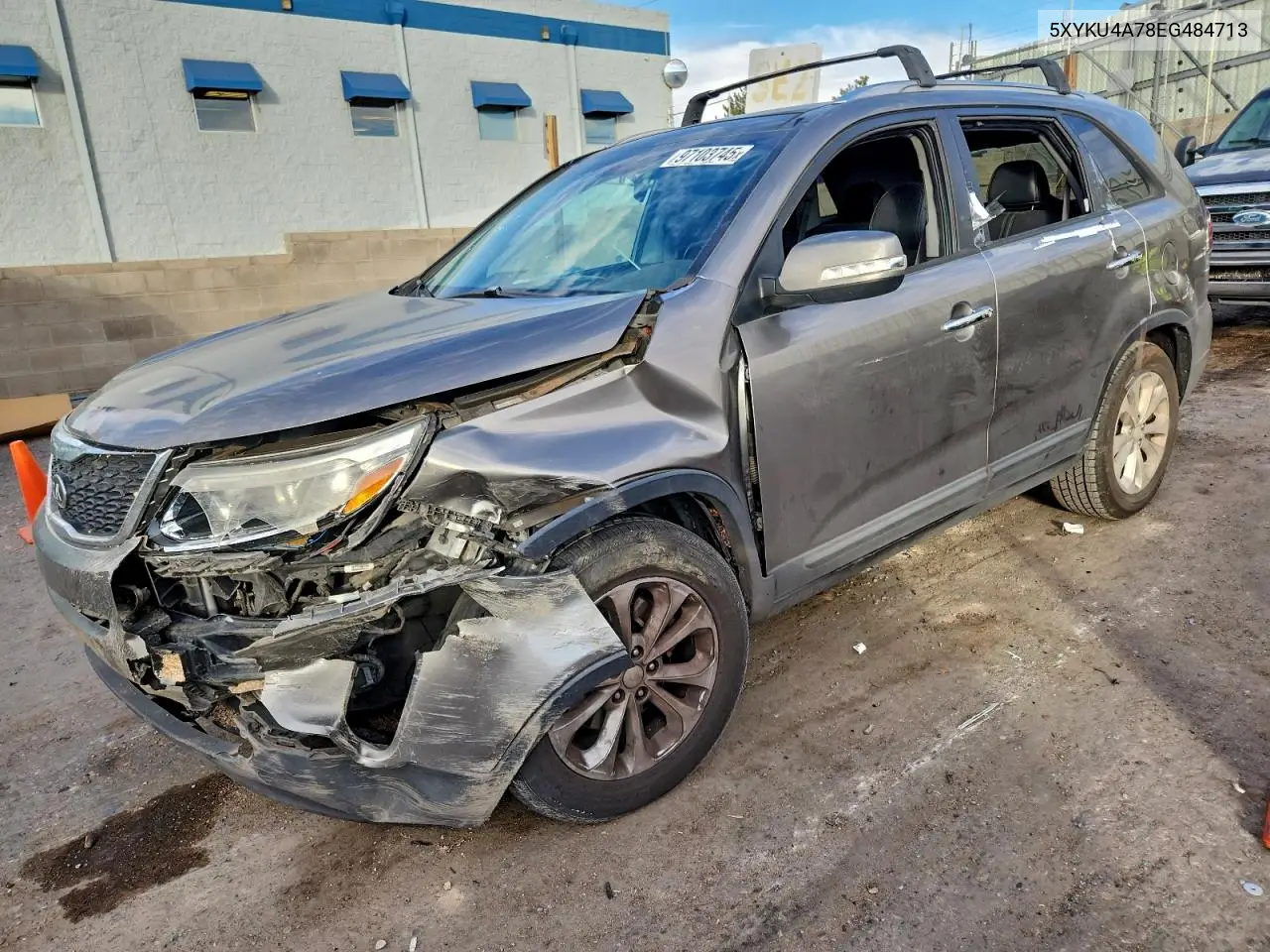 5XYKU4A78EG484713 2014 Kia Sorento Ex