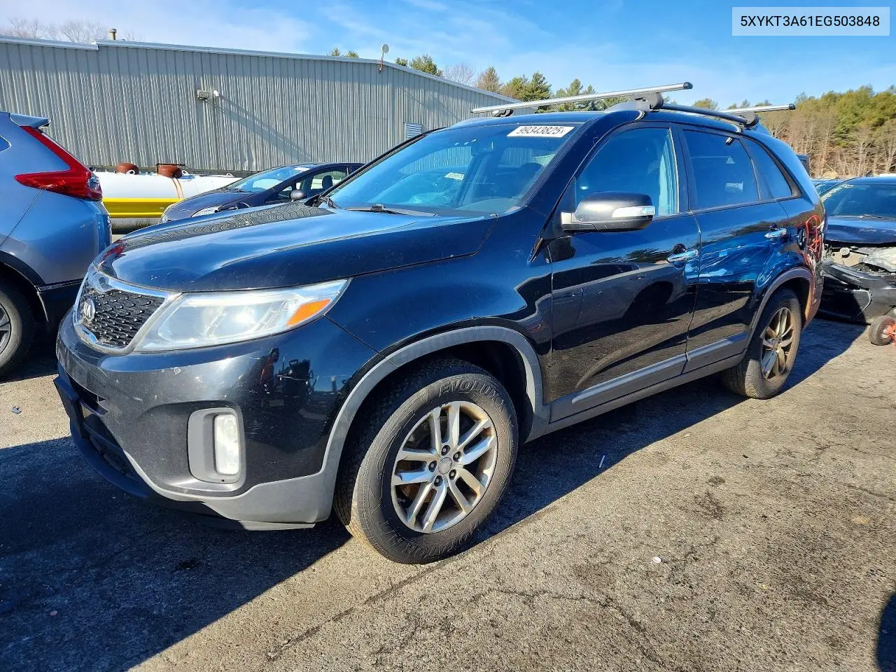 5XYKT3A61EG503848 2014 Kia Sorento Lx