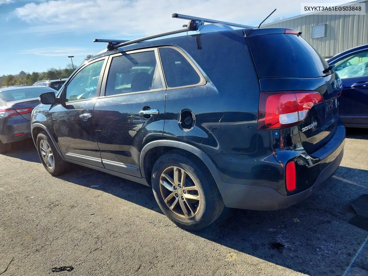 5XYKT3A61EG503848 2014 Kia Sorento Lx