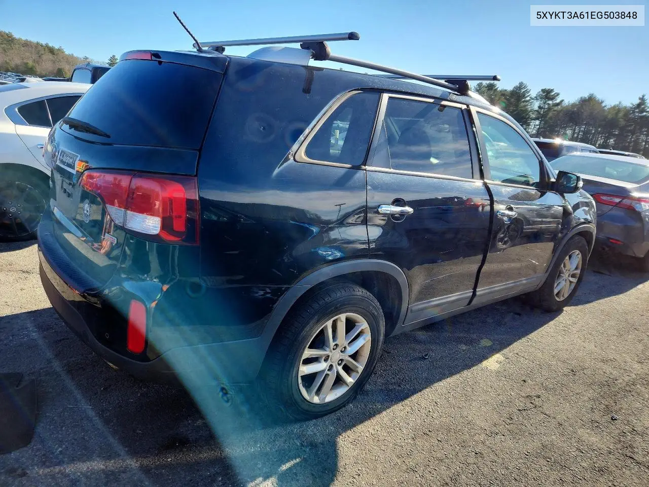 5XYKT3A61EG503848 2014 Kia Sorento Lx