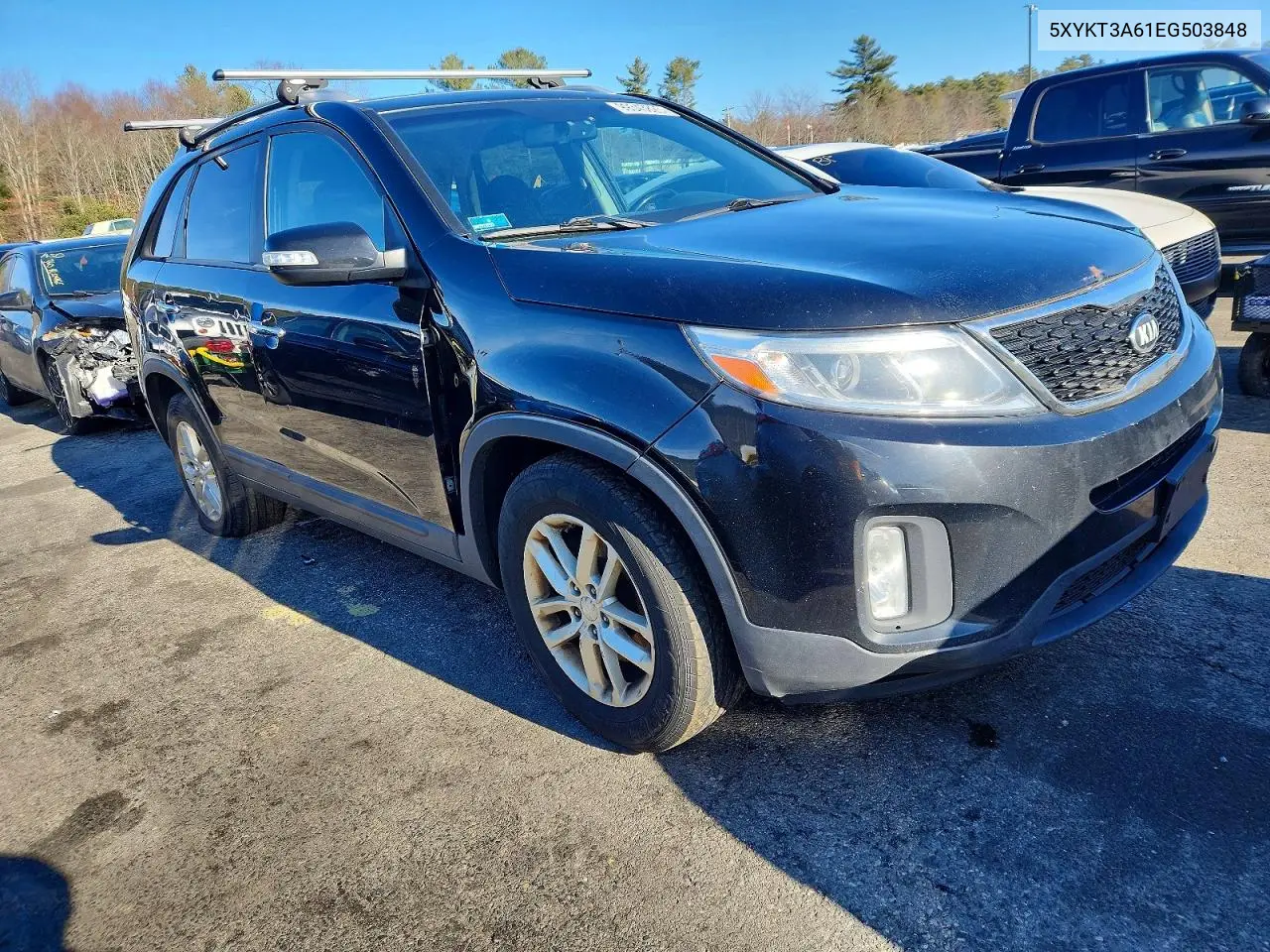 5XYKT3A61EG503848 2014 Kia Sorento Lx