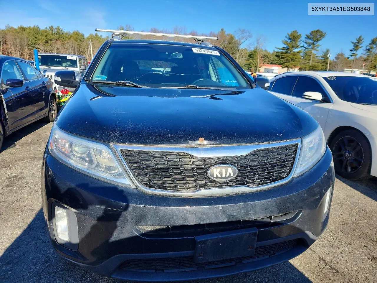 5XYKT3A61EG503848 2014 Kia Sorento Lx