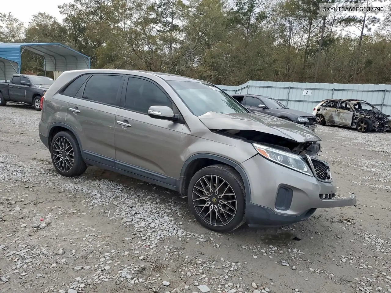 5XYKT3A66FG637790 2015 Kia Sorento Lx