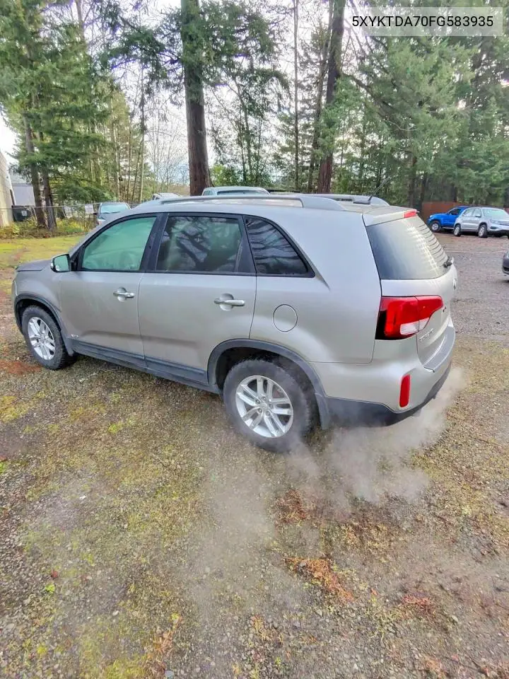5XYKTDA70FG583935 2015 Kia Sorento Lx