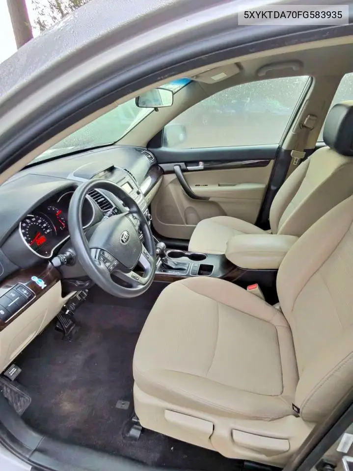 5XYKTDA70FG583935 2015 Kia Sorento Lx