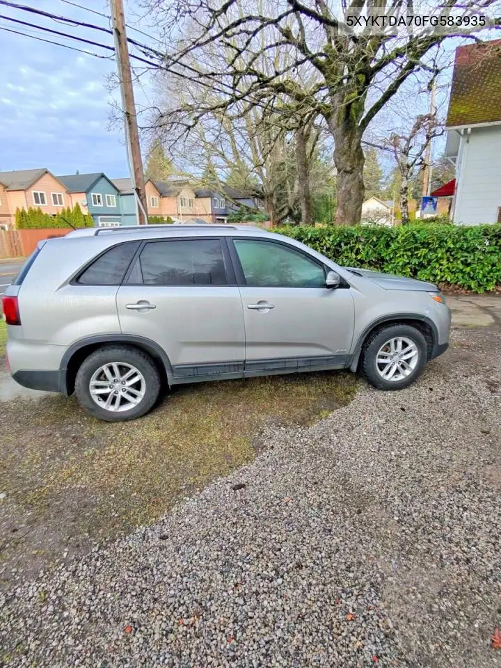 5XYKTDA70FG583935 2015 Kia Sorento Lx