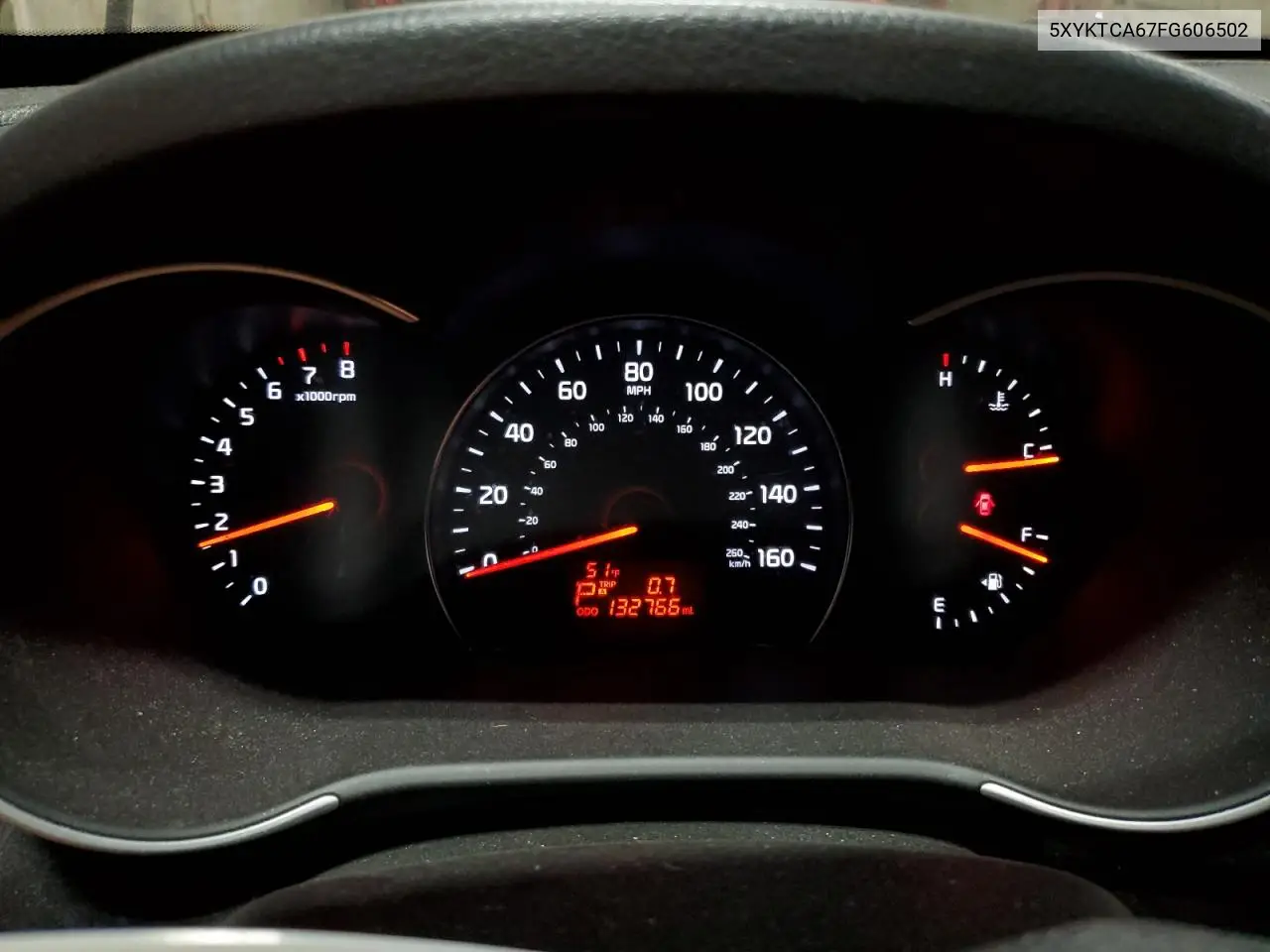 5XYKTCA67FG606502 2015 Kia Sorento Lx