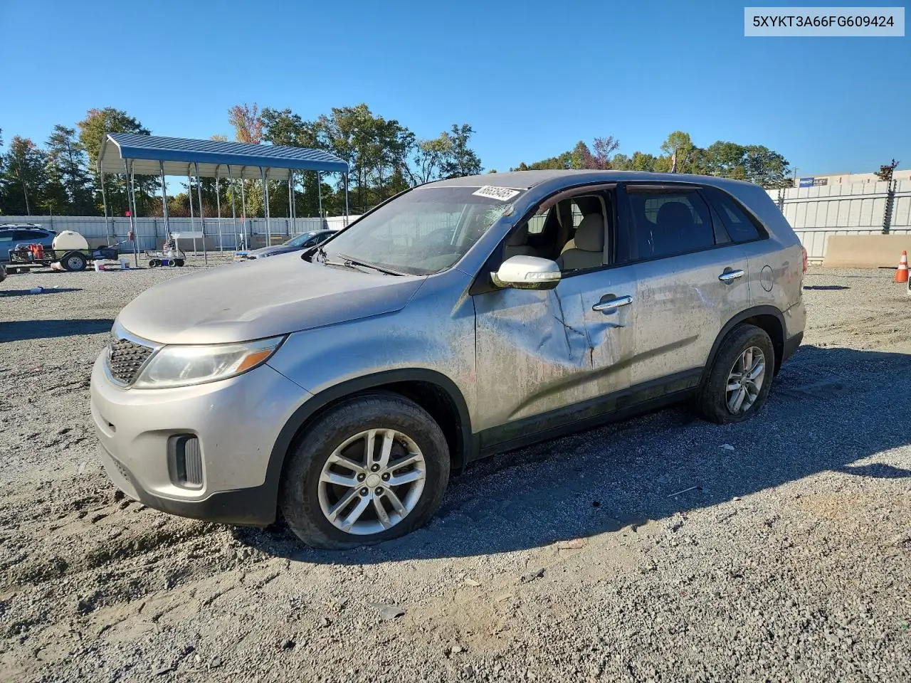 5XYKT3A66FG609424 2015 Kia Sorento Lx