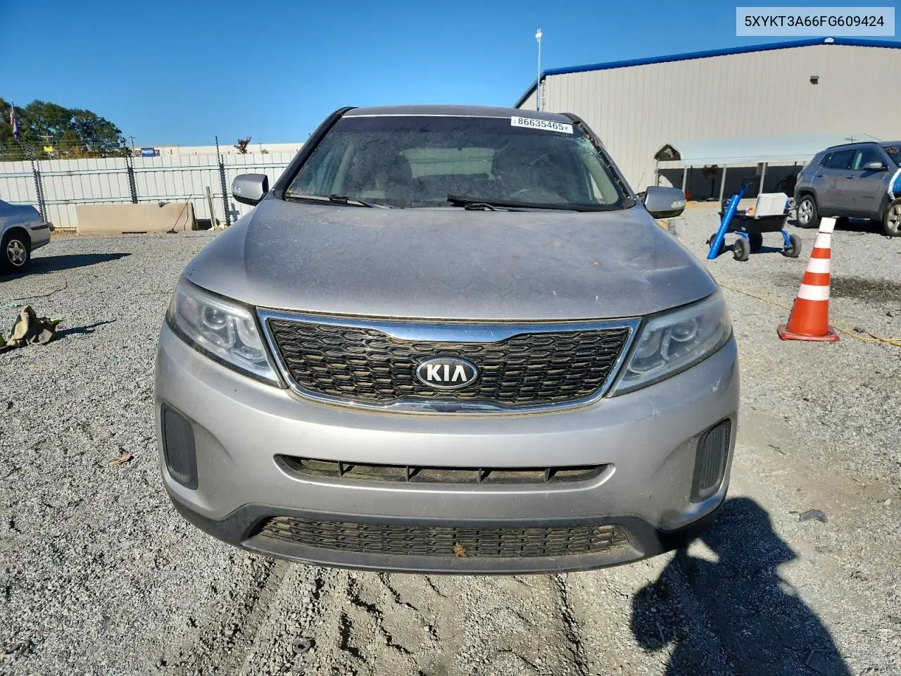5XYKT3A66FG609424 2015 Kia Sorento Lx