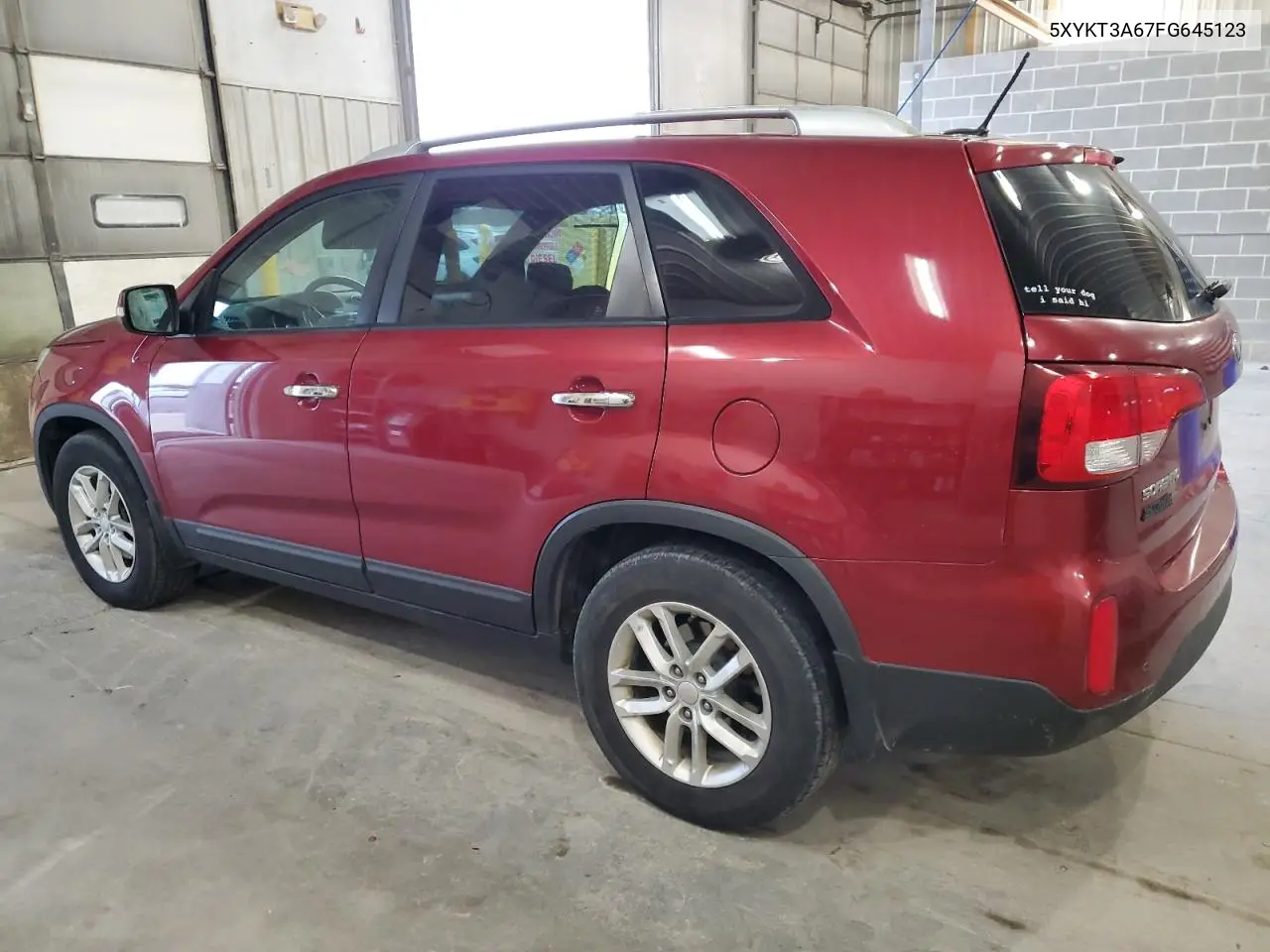 5XYKT3A67FG645123 2015 Kia Sorento Lx