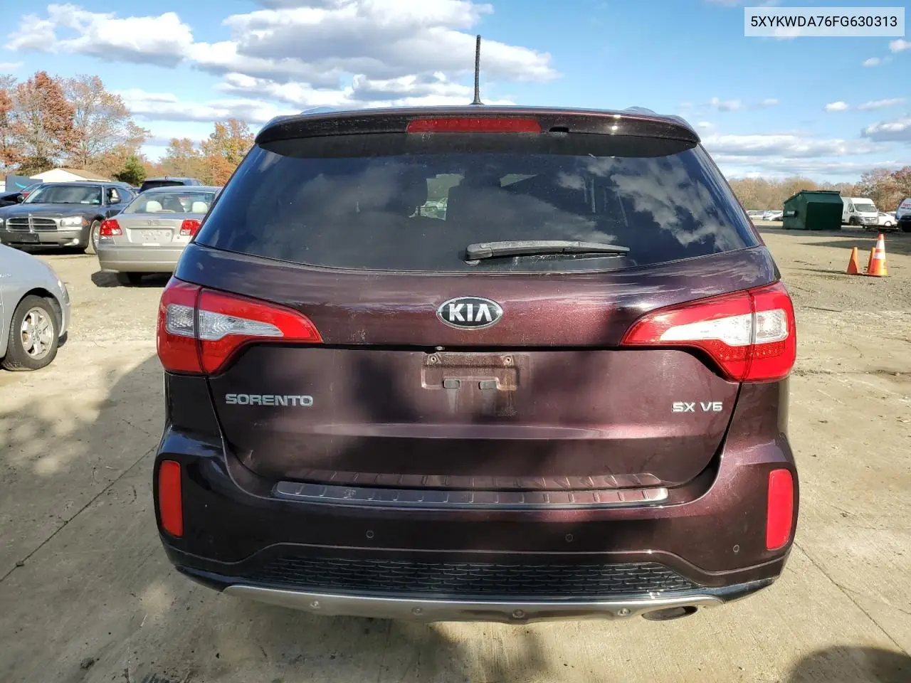 5XYKWDA76FG630313 2015 Kia Sorento Sx