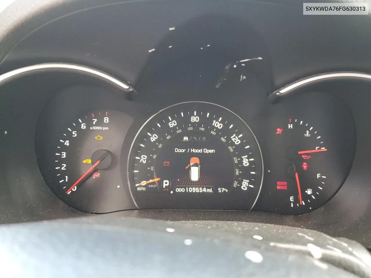 5XYKWDA76FG630313 2015 Kia Sorento Sx