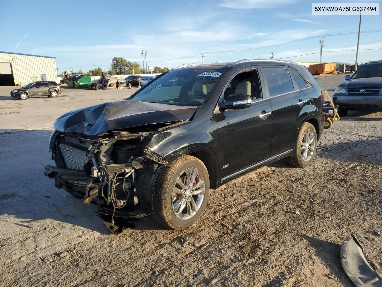 5XYKWDA75FG637494 2015 Kia Sorento Sx