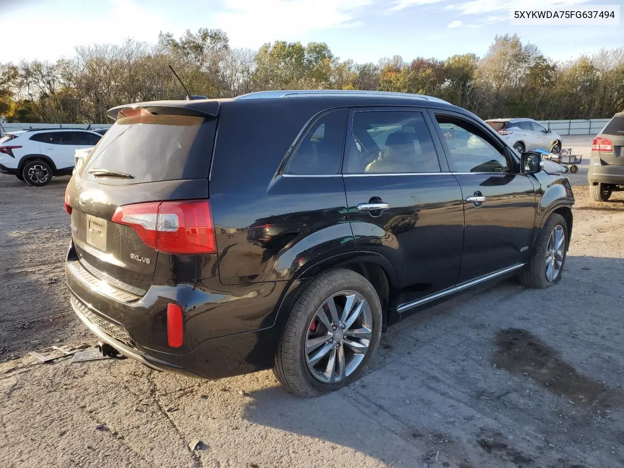 5XYKWDA75FG637494 2015 Kia Sorento Sx